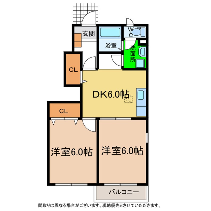 間取図 リーオグランデA・B