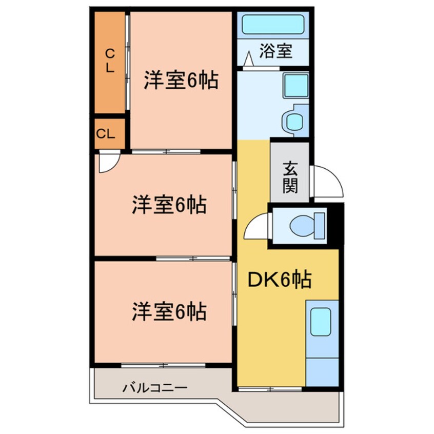 間取図 豊浜マンション