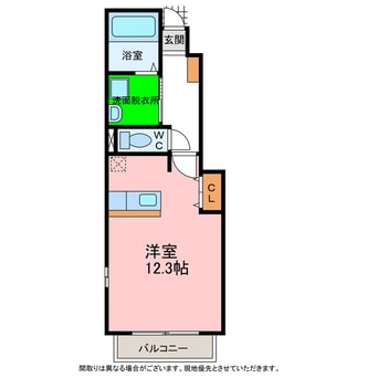 間取図 シャン・ド・フルールＡ・Ｂ
