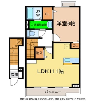 間取図 プリマベーラＡ・Ｂ