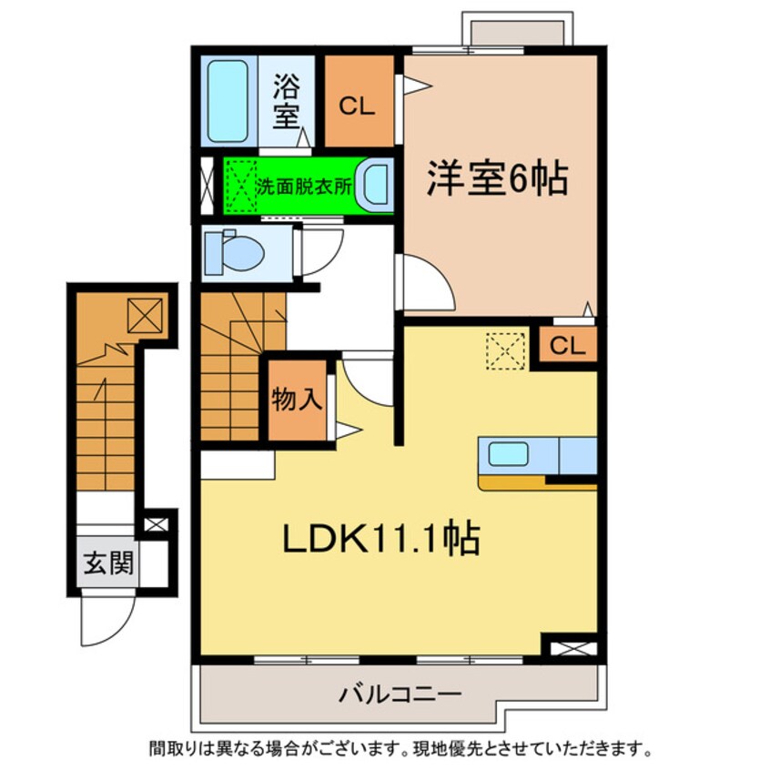 間取図 プリマベーラＡ・Ｂ