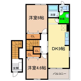 間取図 メゾンリヴァージュ