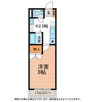 間取図 コスタベルデ恵比須