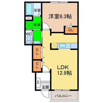 間取図 アンジェリカ A・B・C