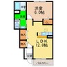 アンジェリカ A・B・C 1LDKの間取り