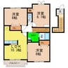 アンジェリカ D 3LDKの間取り