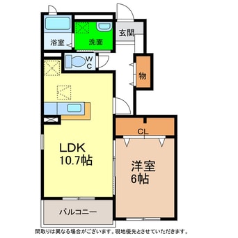 間取図 ハッピネスハウスA・B