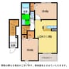 アプリコット・サンＡ・Ｂ 2LDKの間取り