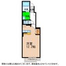 メゾンオーシャンA・B 1Rの間取り