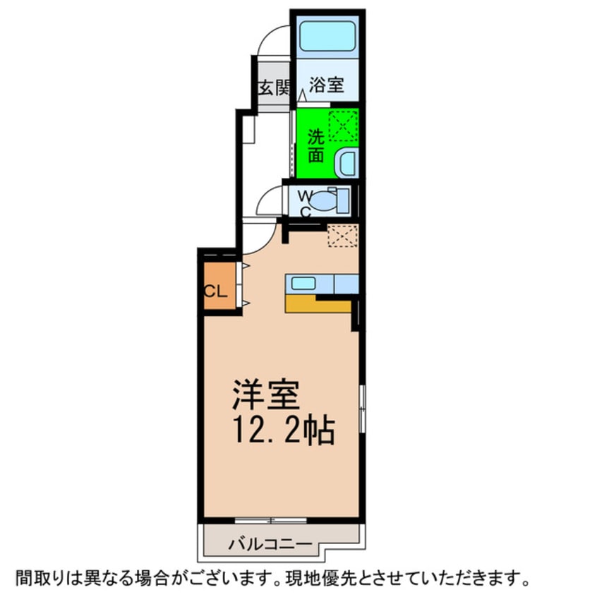 間取図 メゾンオーシャンA・B