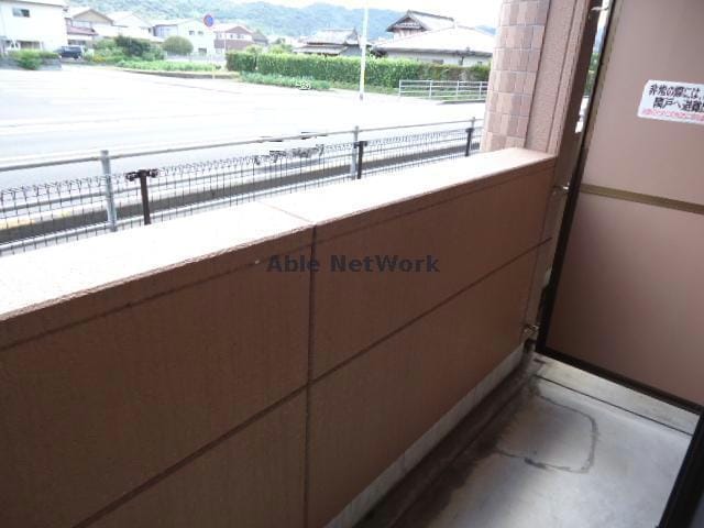 ベランダも広いです ルミナスハイム羽浦Ⅱ