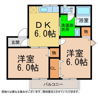 間取図 セジュールＫ