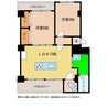サニースクエア阿南 2LDKの間取り