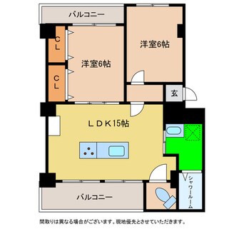 間取図 サニースクエア阿南