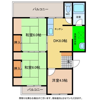 間取図 サニースクエア阿南