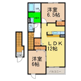 間取図 プラシード本浦Ａ