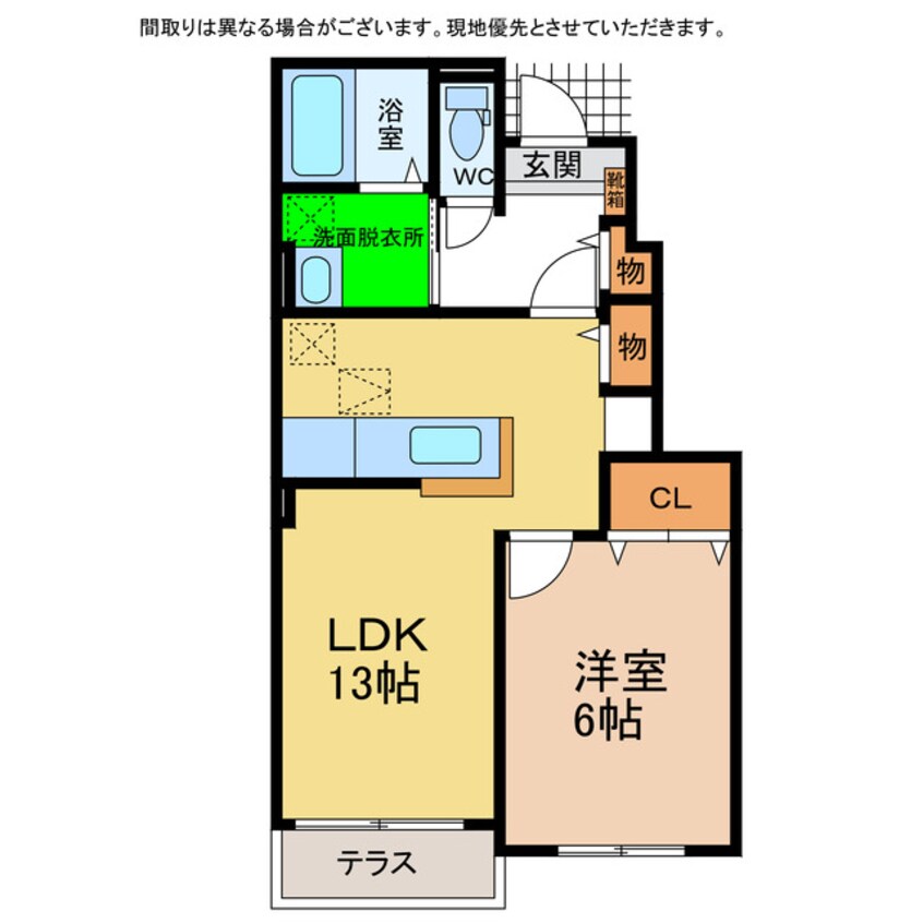 間取図 フォンテーヌ　ドール