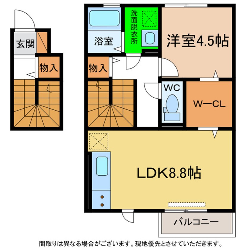 間取図 ベイ　クレスト