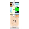 シャロル　ワン 1Kの間取り