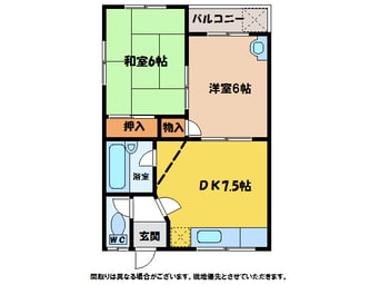 間取図 C.H稲田マンション領家