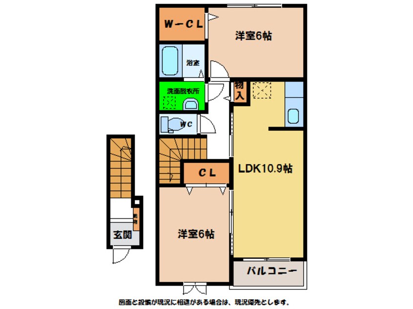 間取図 シェルブルーB