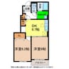 リアン長生Ｂ 2DKの間取り