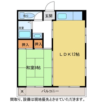 間取図 メゾン朝日