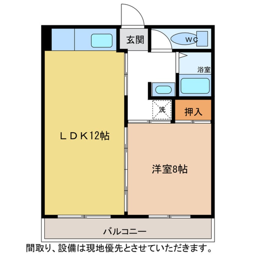 間取図 メゾン朝日