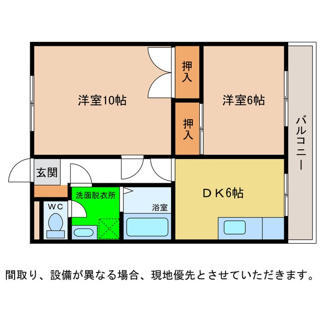 間取り図 Life館羽ノ浦Ⅰ・Ⅱ