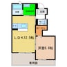Ｈ＆C　ＣＲＥＣＩＡ　立花 1LDKの間取り
