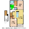 ラ　コリーナ　ポッツォ 2LDKの間取り