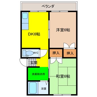 間取図 Ｔ＆Ｓポレールマスダ