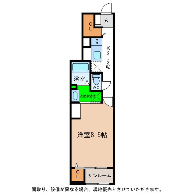 間取り図 カントリーサイド