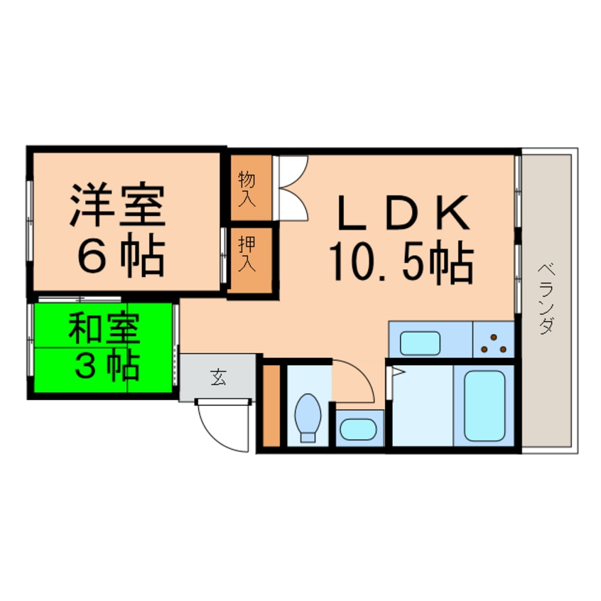 間取図 メゾンアップル