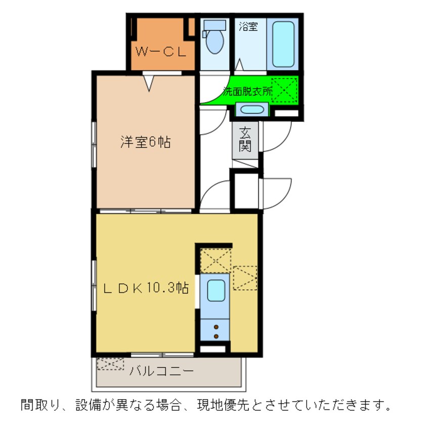 間取図 FLAT　Y-Ⅲ