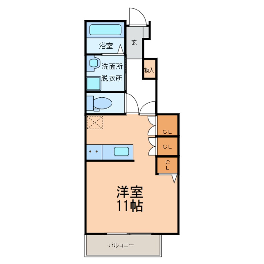 間取図 ヴレクールⅡ