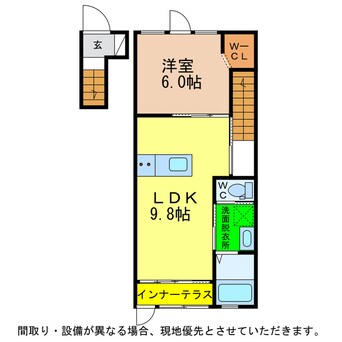 間取図 ルミナスハイム羽浦Ⅳ