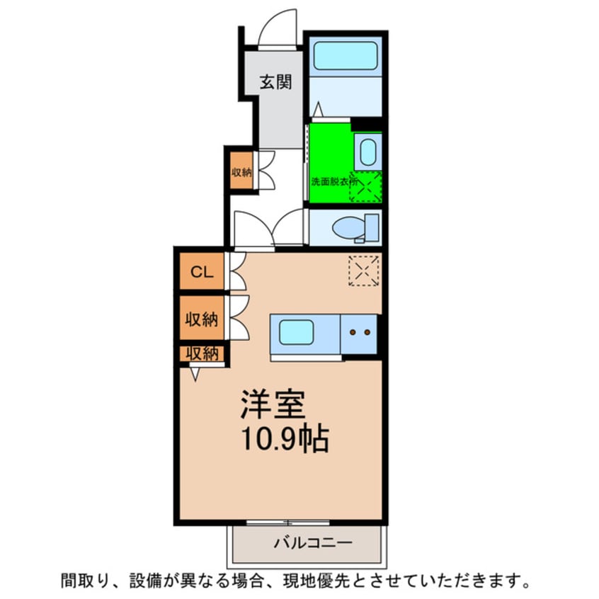 間取図 ブライト羽ノ浦A