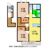 エターナル 2LDKの間取り