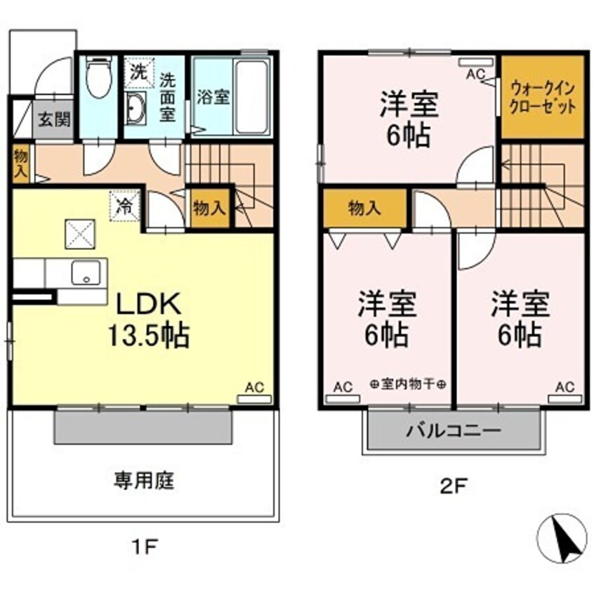 間取図 スプリング・ロード