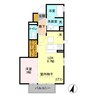 アルドーレ　Ｂ 1LDKの間取り