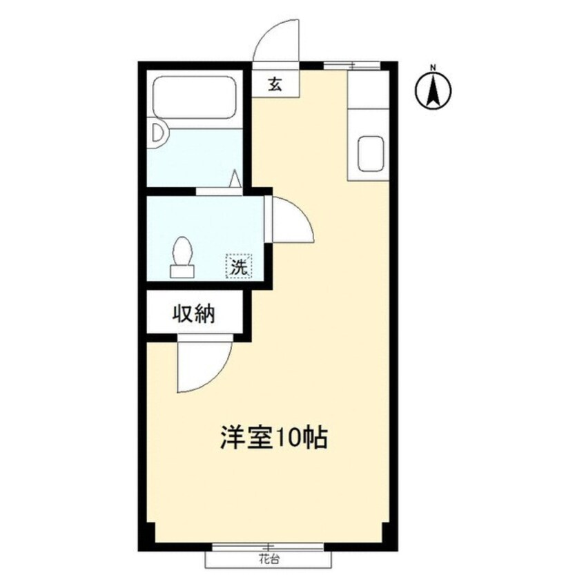 間取図 プラザハイツ