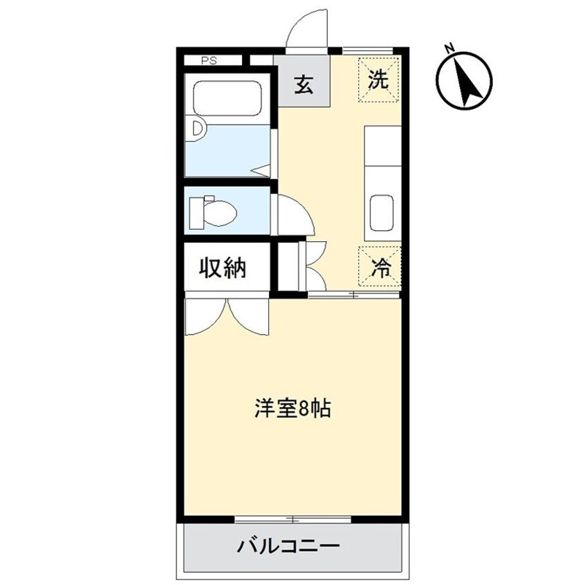 間取図 ハイツ岡田II