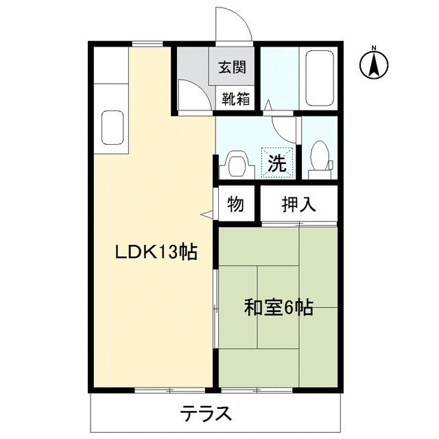 間取り図 パナハイツ　ホクレア