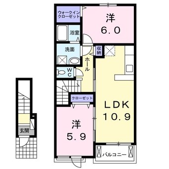 間取図 オアシスＡ