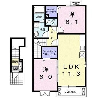 間取図 パルコートＡ