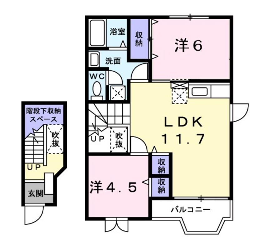 間取図 アビターレ