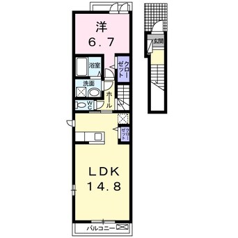 間取図 グローヴ　ハウス　ＥＫIII