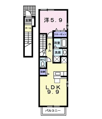 間取図 プチレジデンスディーヴァＧ