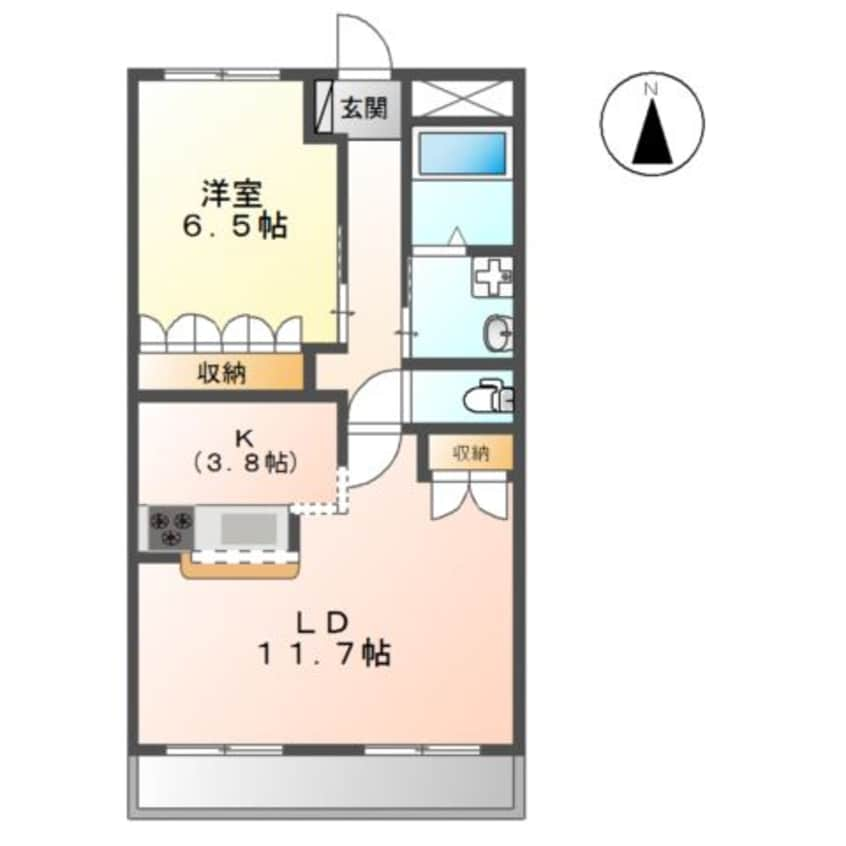 間取図 グリーンハイム